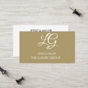 Modern Guld Luxury Elegant Script Logotyp Business