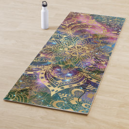 Modern Guld Mandala Blue Lila Nebula Anpassat namn