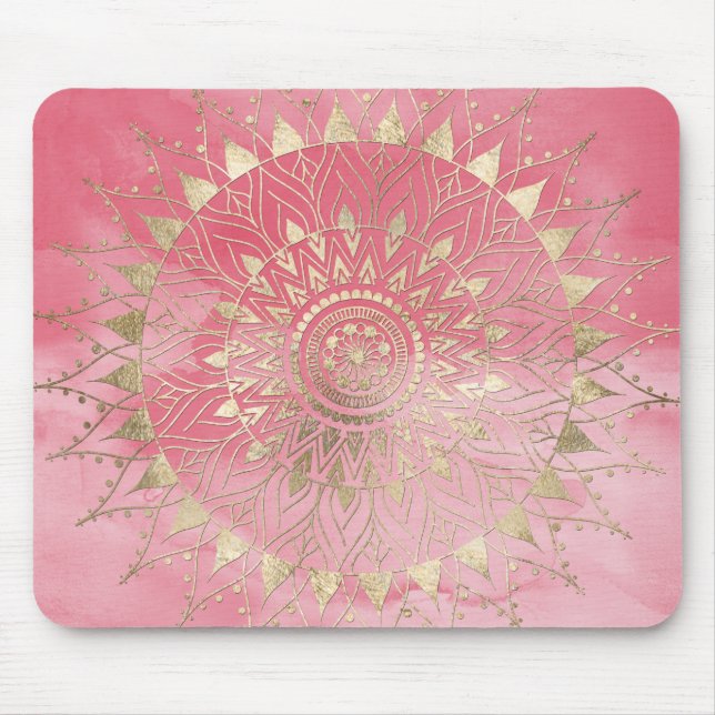 Modern guld mandala musmatta (Framsidan)