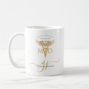 Modern Guld MD Doktor Studenten Kaffemugg