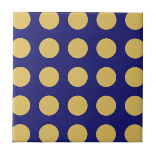 Modern Guld Midnight Blue Färg Plain Unix Kakelplatta