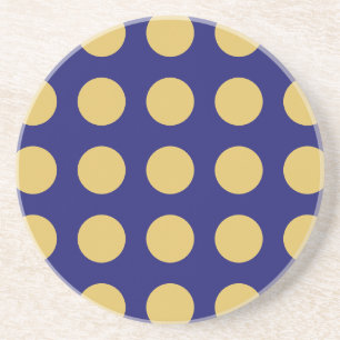 Modern Guld Midnight Blue Färg Plain Unix Underlägg
