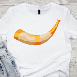 Modern Guld och Beige Yom Kippur Shofar T Shirt