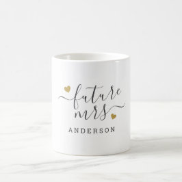 Modern Guld önskar att Bride ska bli Kaffemugg