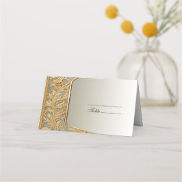 Modern Guld Ornate Place Card Placeringskort
