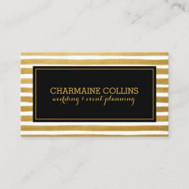 Modern Guld Rand Visitkort