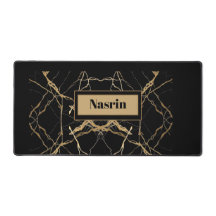 Modern guld & svart marmor minimalistisk lyx