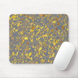 Modern Guld Terrazzo Mönster Musmatta