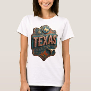 Modern Guld TEXAS Anpassad Tee