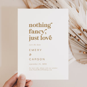 Modern Guld Typografi, ingenting Finare just Kärle Spara Datumet