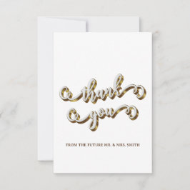 Modern Guld Typography Tack