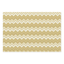 Modern Guld White Geometric Rand jul