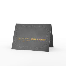 Modern guldfärskkrita kommer att bli vår RING-bära