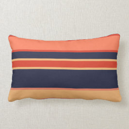 Modern Gult av Orangen Modern Coral Mango Mustard Lumbarkudde