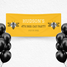 Modern Gult Bas Dag 4:e fjärde Födelsedagsfesten