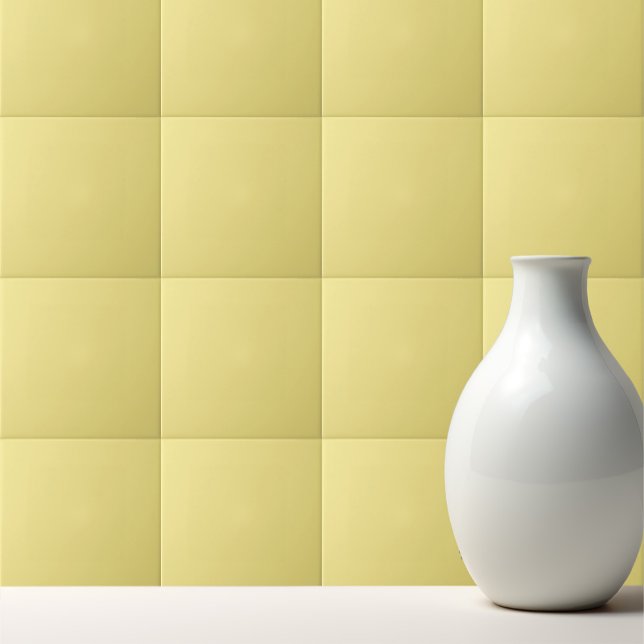 Modern Gult för solid Pastel Kakelplatta (Skapare uppladdad)
