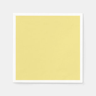 Modern Gult för solid Pastel Pappersservett