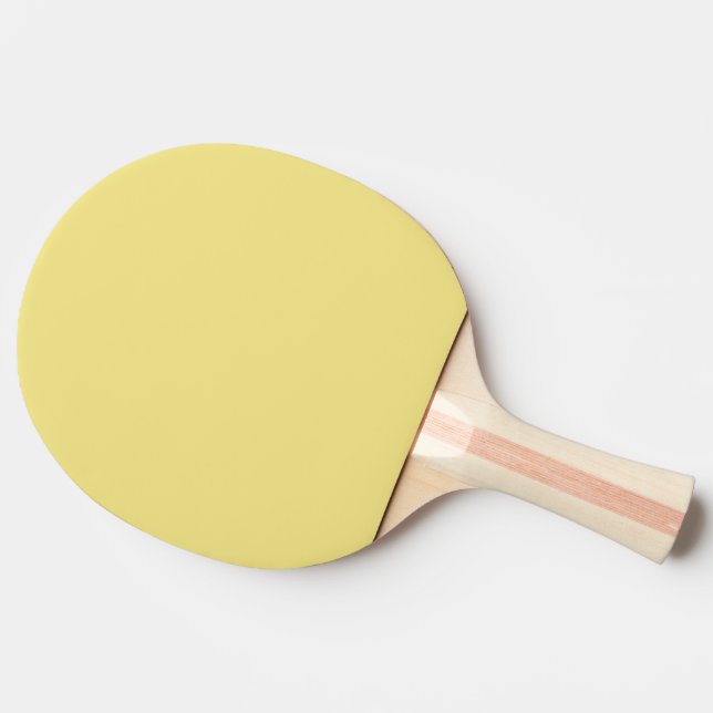 Modern Gult för solid Pastel Pingisracket (Sidan)