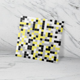 Modern Gult Grått Black Geometric Ceramic Tile Kakelplatta