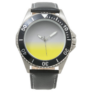 modern gult grått ombré Watch Armbandsur