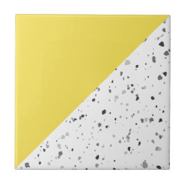Modern Gult Grått Terrazzo Kakelplatta