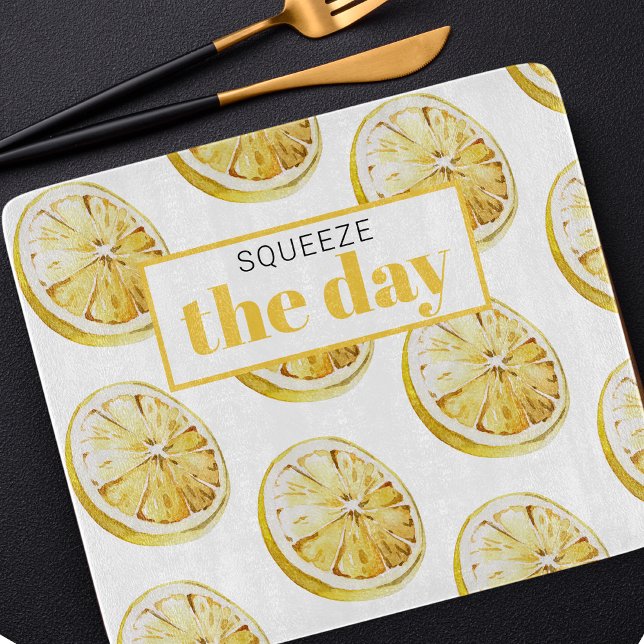 Modern Gult Lemons Mönster & Squeeze (Skapare uppladdad)