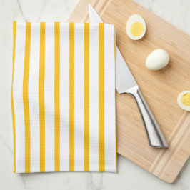 Modern Gult Orange Rand Kitchen Towel Kökshandduk