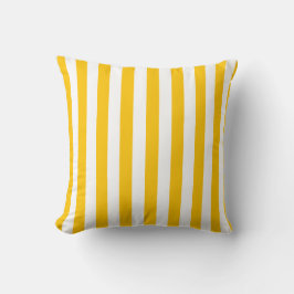 Modern Gult Rand Mönster Pillow Kudde
