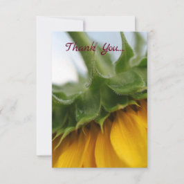 Modern Gult Solrossolkort - platt tackkort Tack Kort