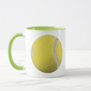 Modern Gult Tennis Boll Mugg