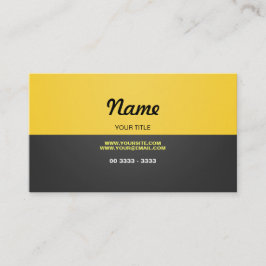 Modern Gult Visitkort