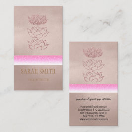 Modern gyden ro lotus visitkort