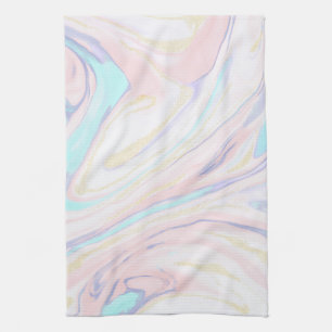 Modern, gyllene, abstrakt design kökshandduk
