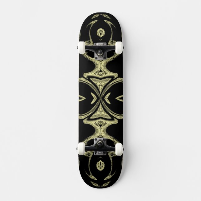 modern gyllene modedesign skateboard bräda 21,5 cm (Framsida)