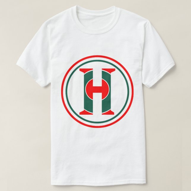 Modern H Letter Logo T Shirt (Design framsida)