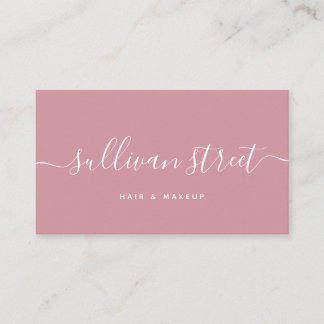  Modern Hair Makeup Visitkort