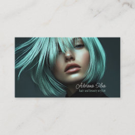 Modern Hair Salon Affärskort frisör Visitkort