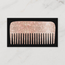 Modern Hair Stylist Ro Guld Salon Comb