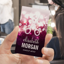 Modern Hair Stylist - Rosa Glitter Gnistra