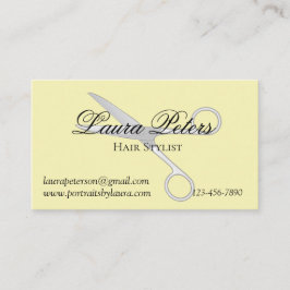 Modern Hair Stylist-sax Visitkort