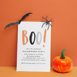 Modern Halloween Firande Inbjudningar