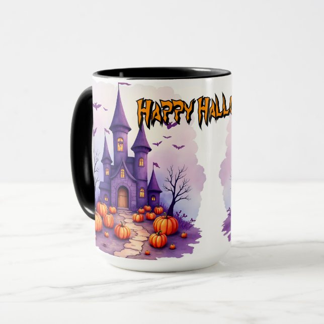 Modern Halloween Spooky Cute Collection Mugg (Framsida vänster)