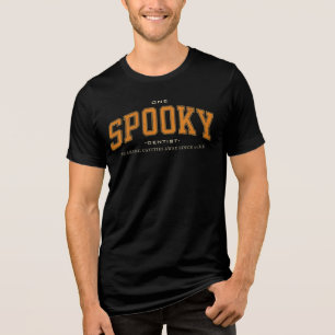 Modern Halloween Spooky Dentist Est. Anpassningsba T Shirt