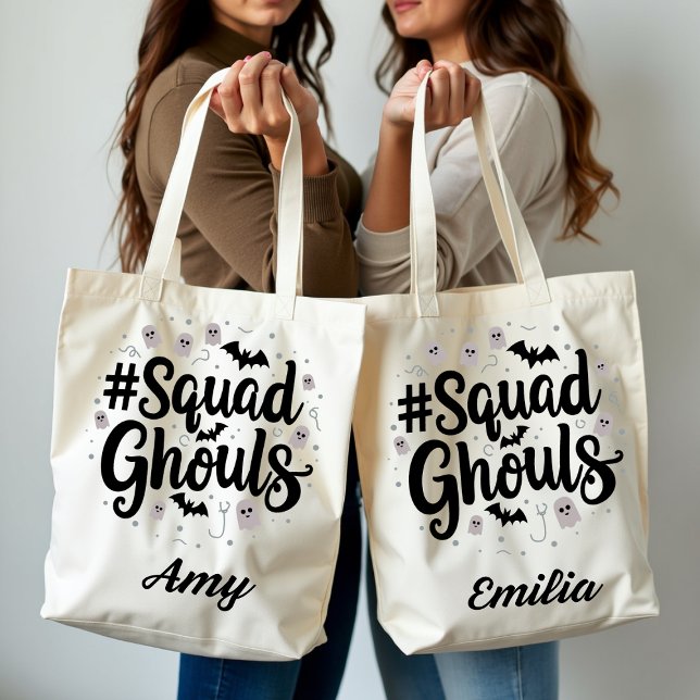 Modern Halloween Squad-blogg för vänner Tygkasse (Skapare uppladdad)