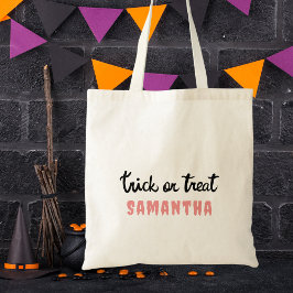 Modern Halloweentrick eller Godis Söt och Enkel Ha Tygkasse