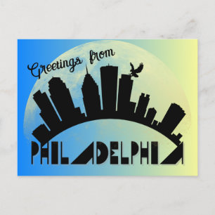 Modern Hälsning från Philadelphia Vykort