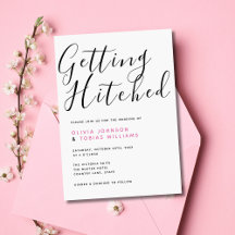 Modern Hämtade typografi Bröllop