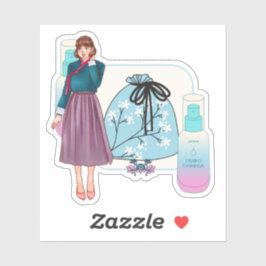Modern Hanbok & Hydro Essence K-Beauty Klistermärken