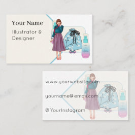 Modern Hanbok & Hydro Essence K-Skönhet Visitkort