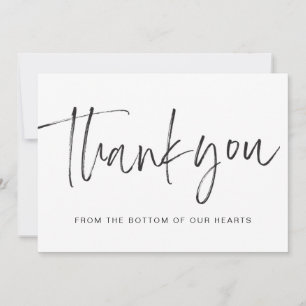 Modern Hand Brush Script Tack Kort